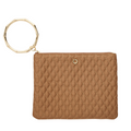 The Bracelet Pouch — Caramel Quilted