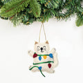 Tangled in Lights Cat Ornament - Che Cose Belle
