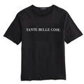 "Tante Belle Cose" Short Sleeve Roll Neck T - Che Cose Belle
