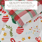 Reversible Christmas Comforter and Sham Set - Holiday / Lodge Odette Collection