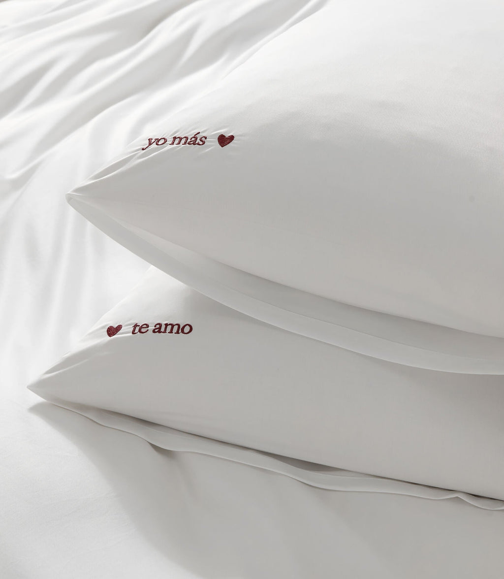 Te Amo Bamboo Viscose Pillowcase Set - Che Cose Belle