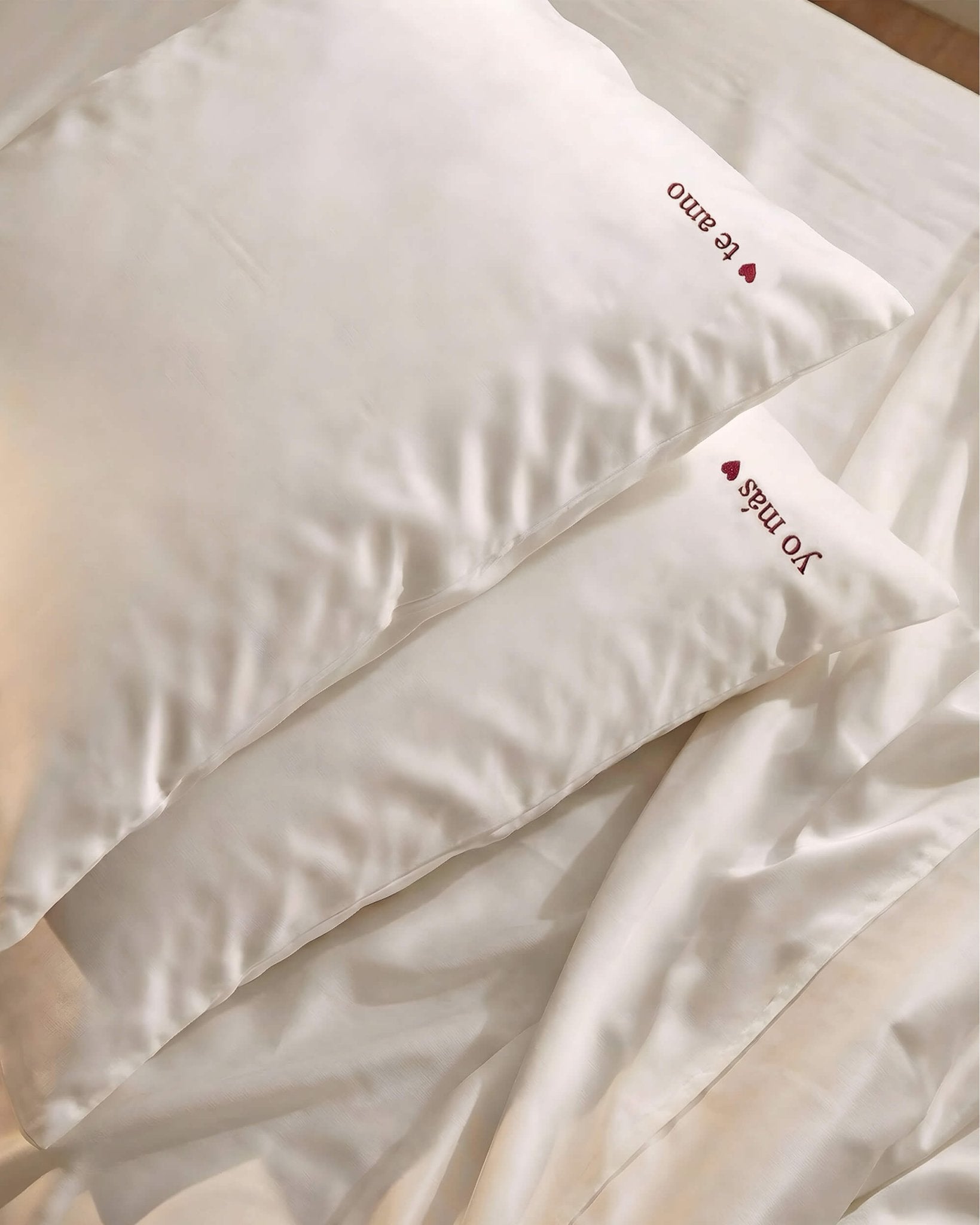 Te Amo Bamboo Viscose Pillowcase Set - Che Cose Belle