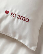 Te Amo Bamboo Viscose Pillowcase Set - Che Cose Belle