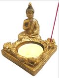 Tea Light and Incense Holder - Sitting Buddha - Che Cose Belle