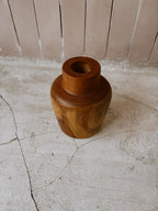 Teak Flower Vases - Che Cose Belle