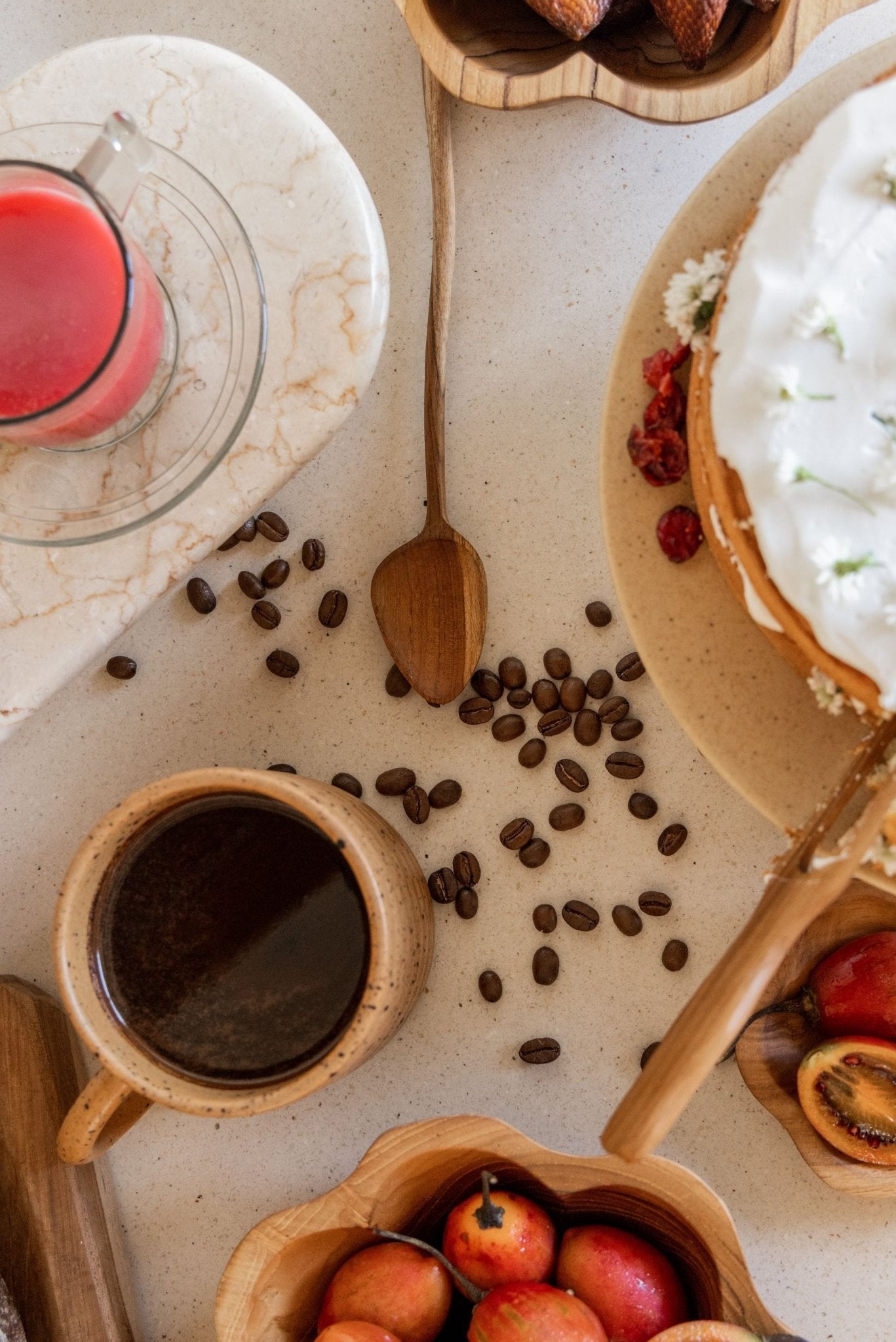 Teak Stirring Spoons - Che Cose Belle