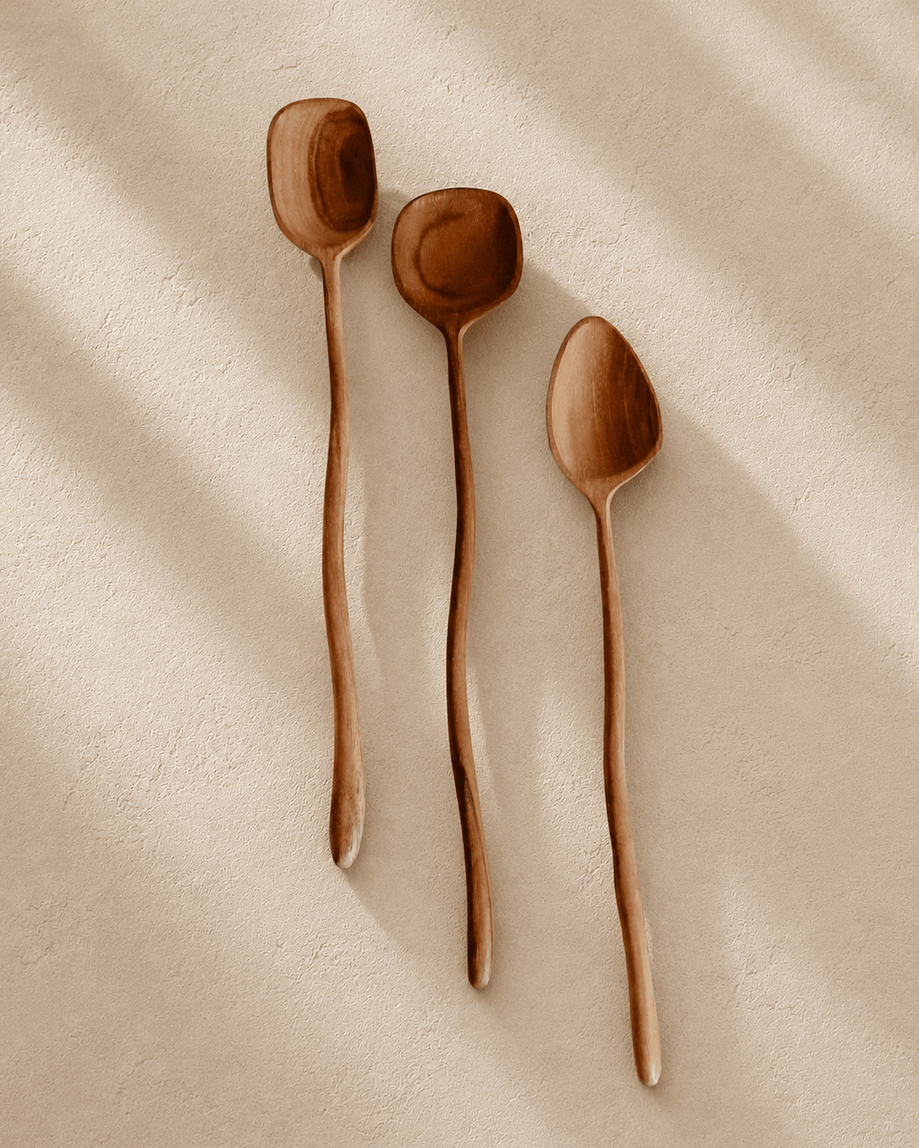 Teak Stirring Spoons - Che Cose Belle