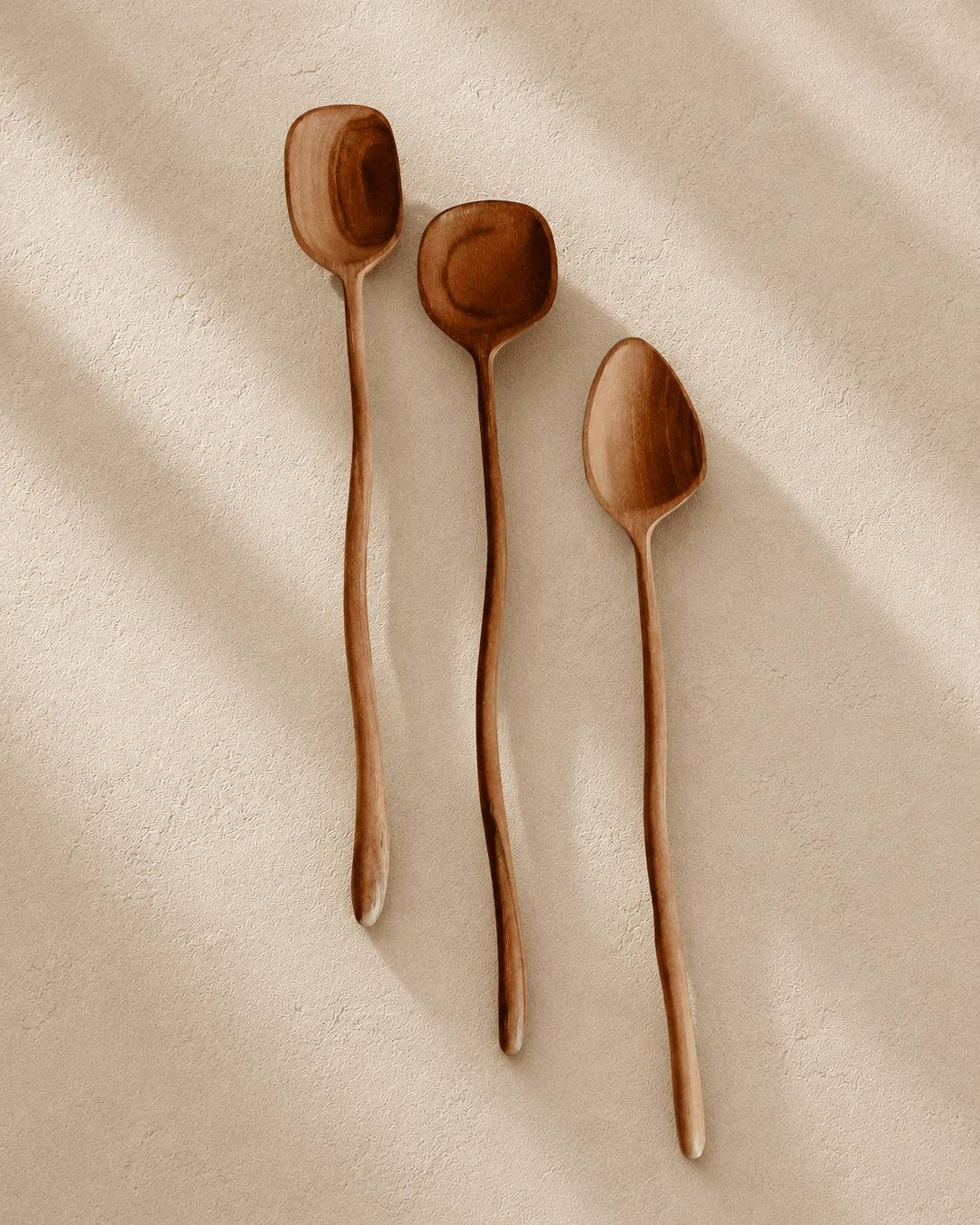 Teak Stirring Spoons - Che Cose Belle