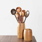 Teak Utensil Holder - Che Cose Belle