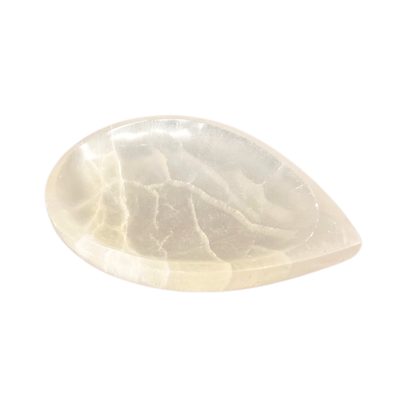 Teardrop Selenite Bowl - Che Cose Belle
