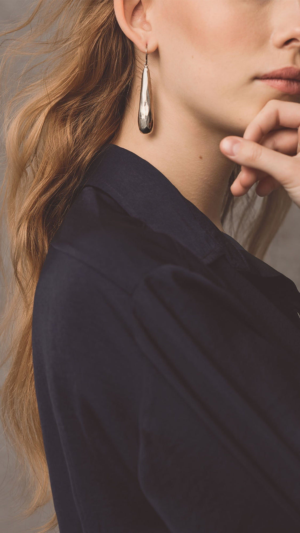 Teardrop Silver Earrings - Che Cose Belle