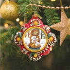 Teddy Bear Girl Treasured Memories Sculpted Hand-Painted Christmas Ornament by G. DeBrekht - Christmas Decor - 6102521 - Che Cose Belle