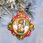 Teddy Bear Girl Treasured Memories Sculpted Hand-Painted Christmas Ornament by G. DeBrekht - Christmas Decor - 6102521 - Che Cose Belle