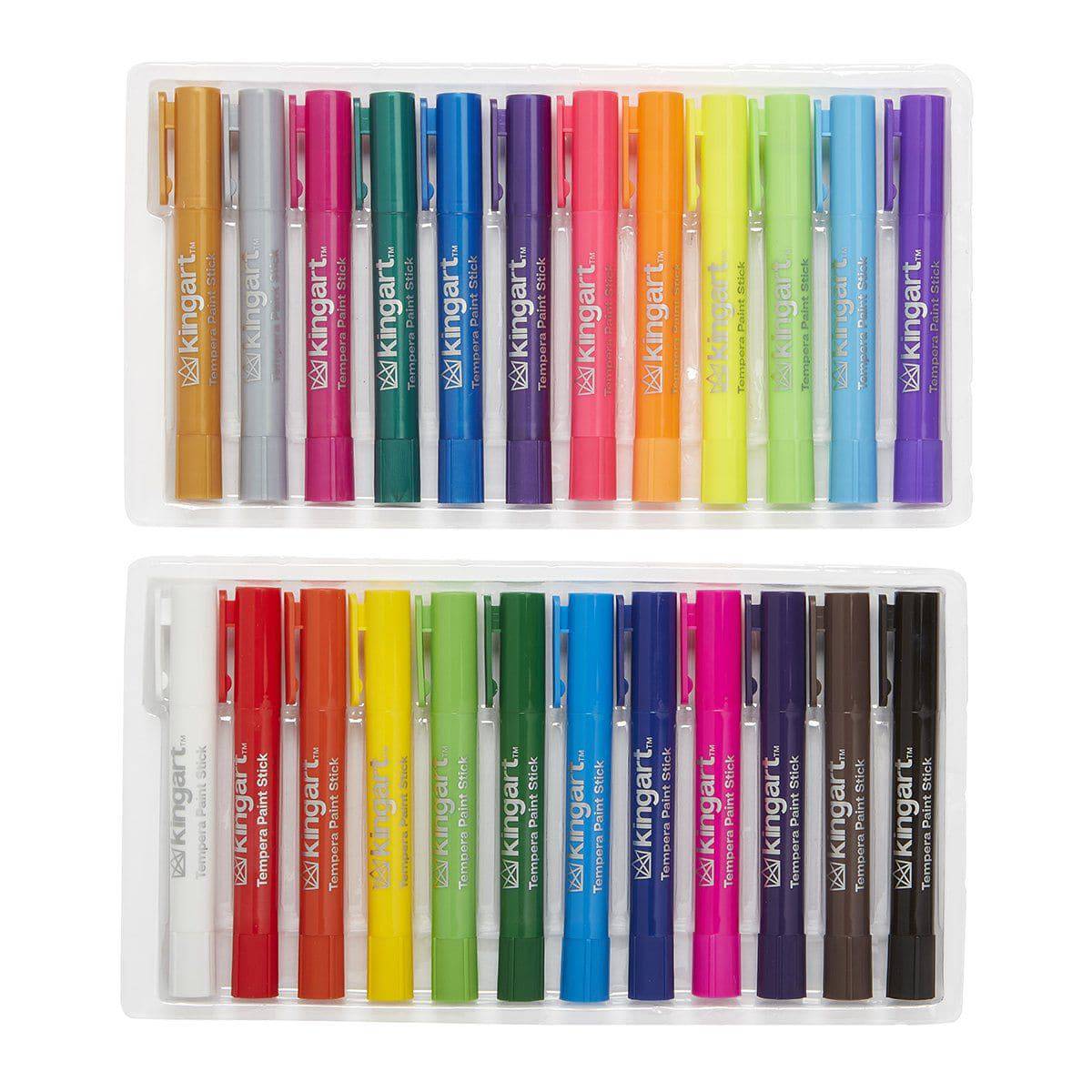 Tempera Paint Thin Sticks, 24 Colors - Che Cose Belle