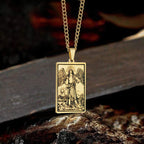 Temperance Major Arcana Tarot Stainless Steel Necklace - Che Cose Belle