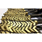 Temple Collar Bib Necklace Boho Tribal Statement With Cotton Tassels Zinc Alloy - Che Cose Belle