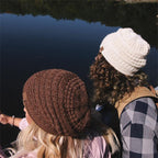 Textured Alpaca Slouch Beanie - Che Cose Belle