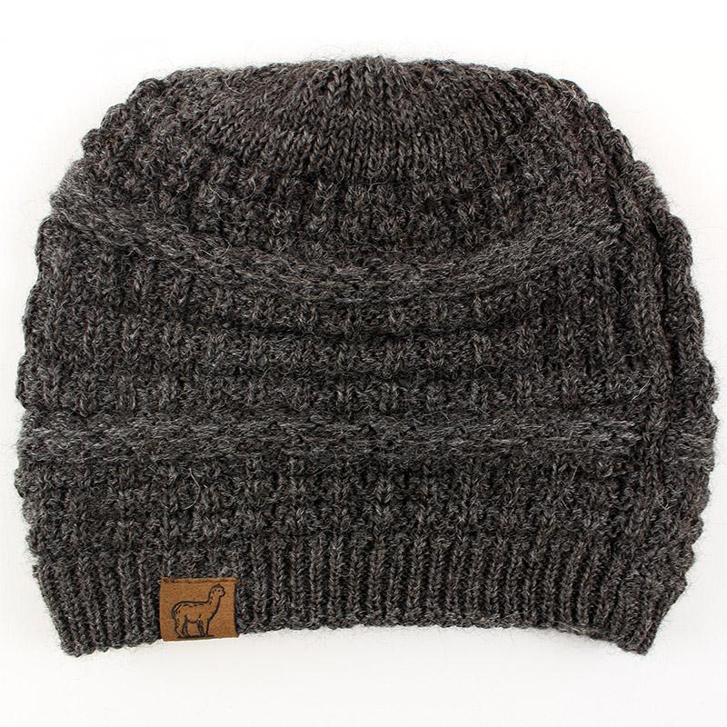 Textured Alpaca Slouch Beanie - Che Cose Belle