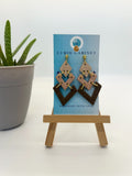 Textured Arrows - Polymer Clay Earrings - Che Cose Belle