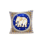 Thai Elephant Embroidered Pillow Cover - Thailand - Che Cose Belle