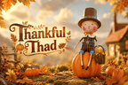 Thankful Thad Lori Mitchell Thanksgiving Figure *NEW FOR 2026* - Che Cose Belle