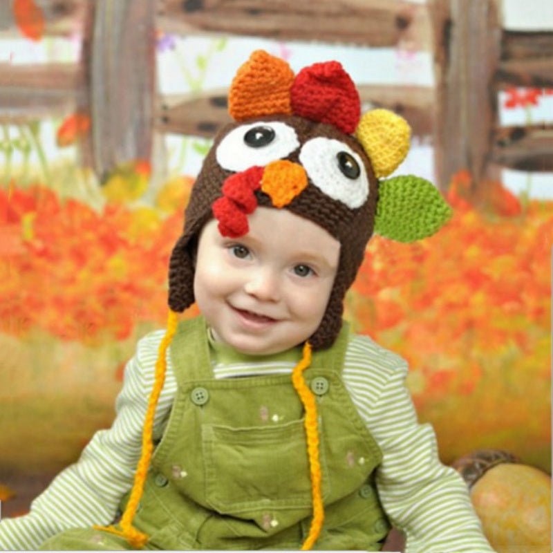 Thanksgiving hand-woven turkey hat - Che Cose Belle