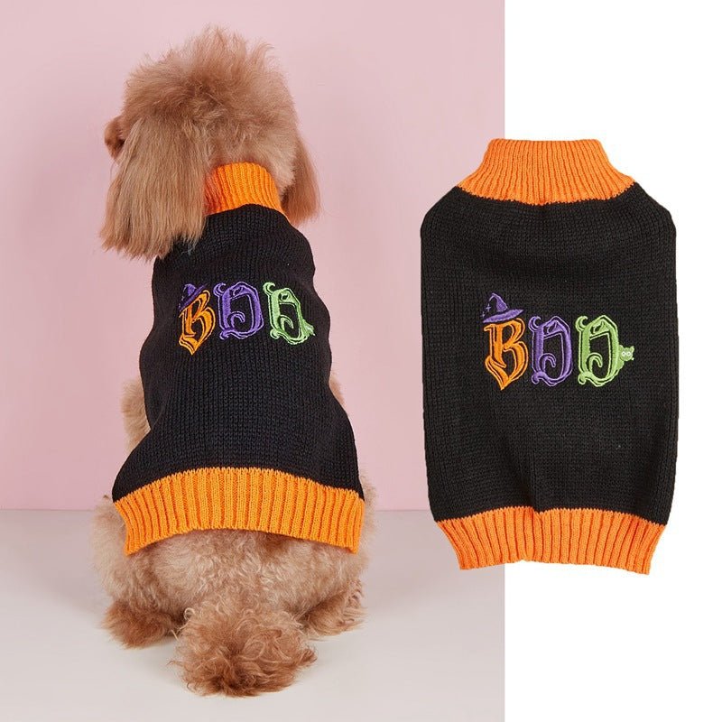 Thanksgiving Pet Clothes Lapel Retro Plaid Contrast Color - Che Cose Belle