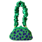 the Arnoldi Jade Clutch Bag In Lush Green & Blue - Che Cose Belle