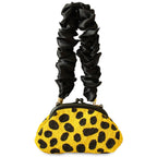 The Arnoldi Venom Clutch Bag In Black & Yellow - Che Cose Belle