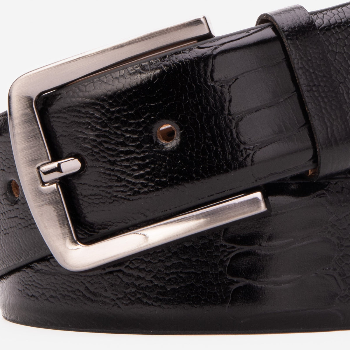 The Bangkok Black Calfskin Belt - Che Cose Belle