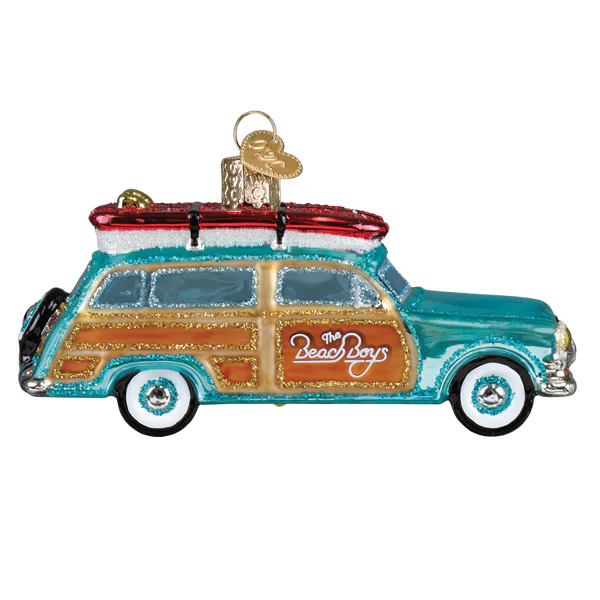 The Beach Boys Surfin Woody Glass Ornament - Che Cose Belle