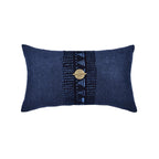 The Bis Indigo| Bogolan Handwoven Cushion Cover - Che Cose Belle