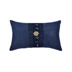 The Bis Indigo| Bogolan Handwoven Cushion Cover - Che Cose Belle