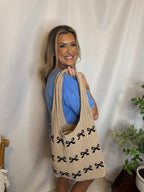 The Bow Crochet Tote Bag - Che Cose Belle