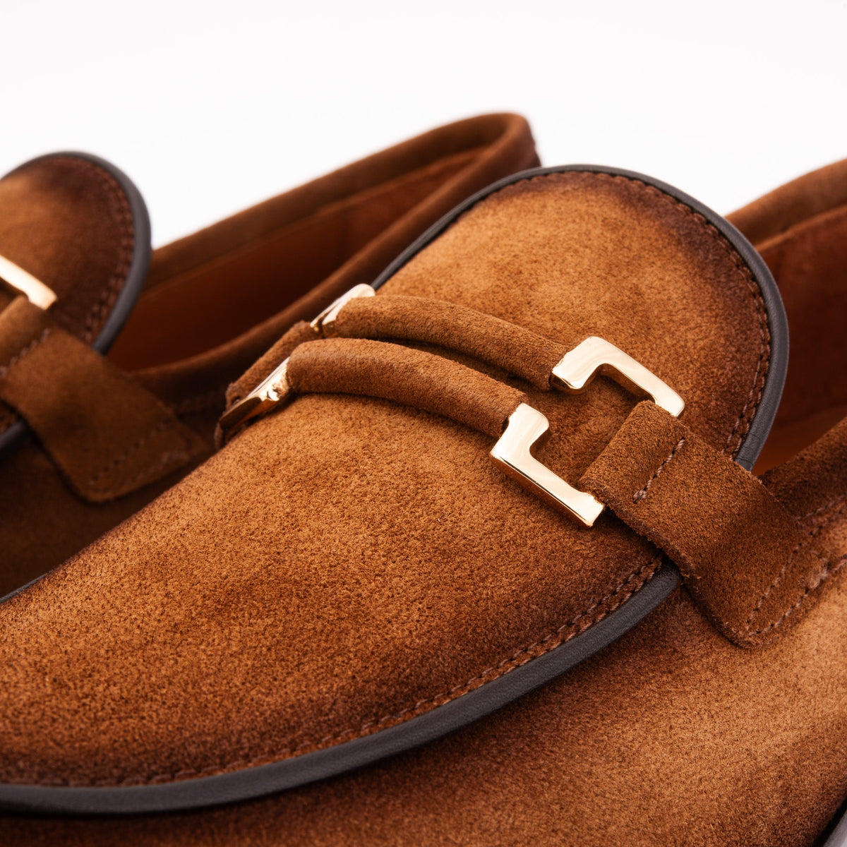 The Brooks Brown Suede Bit Loafer Men Shoe - Che Cose Belle