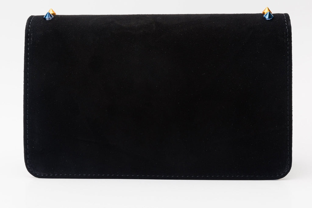 The Caris Black Leather Handbag - Che Cose Belle