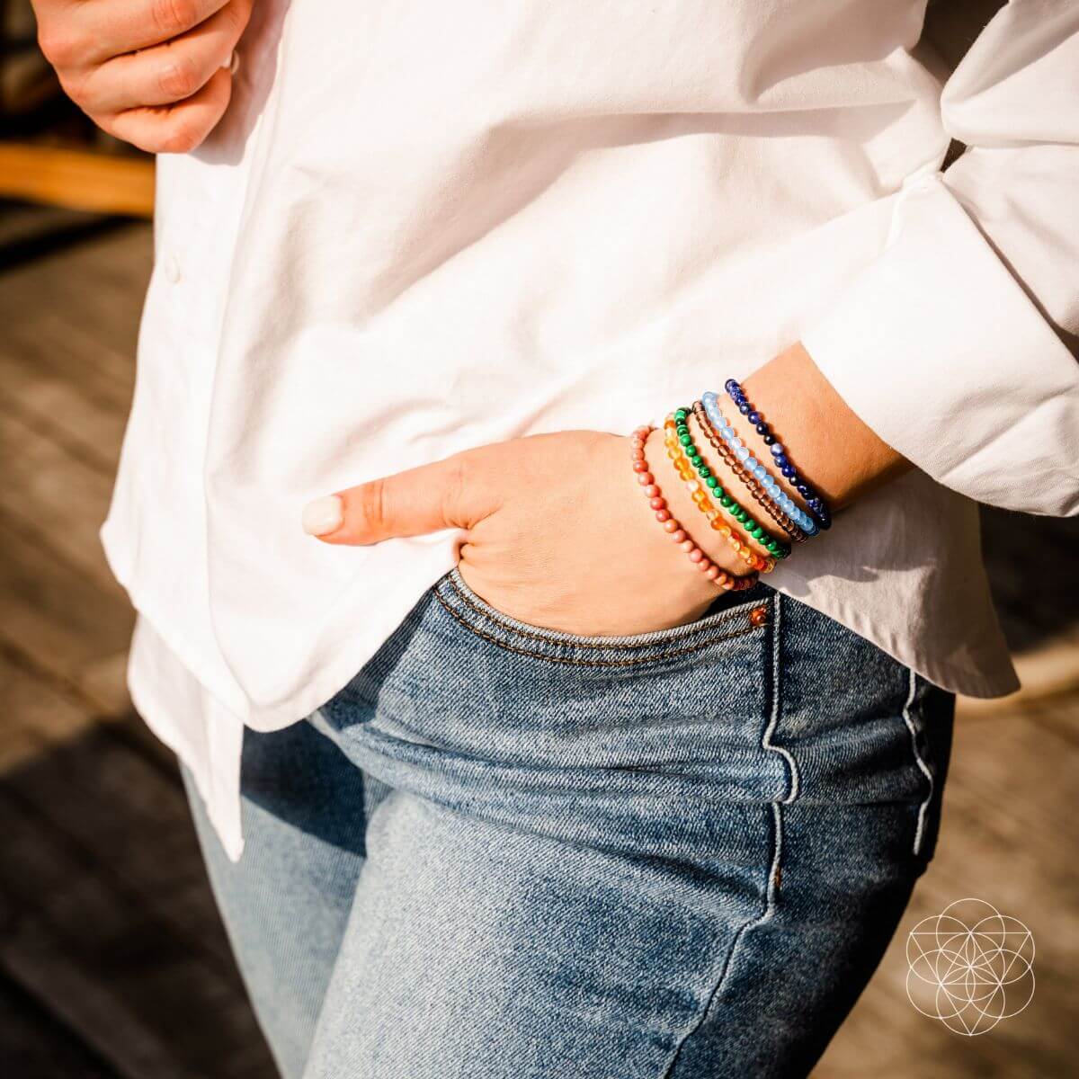 The Chakra - Balancing Bracelets Set - Che Cose Belle