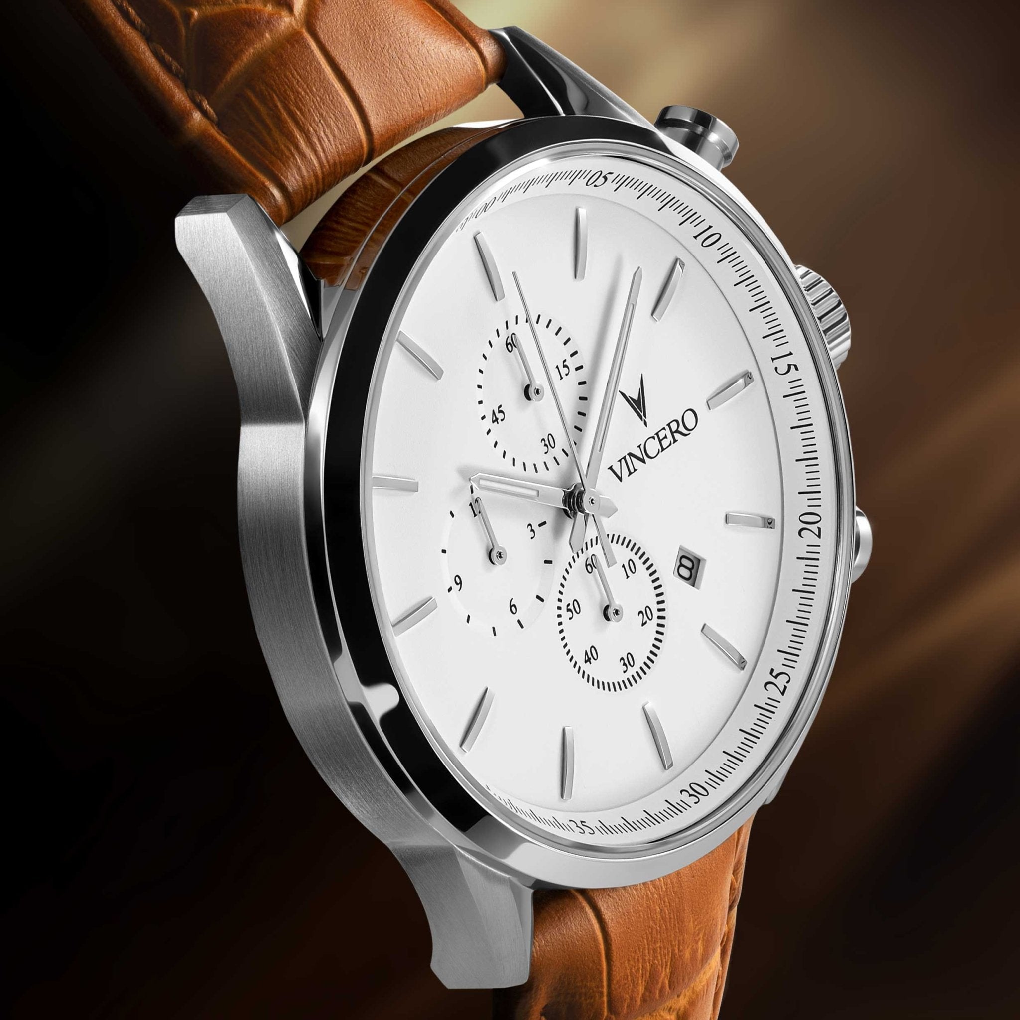 The Chrono S2 40mm - Silver/Tan - Che Cose Belle