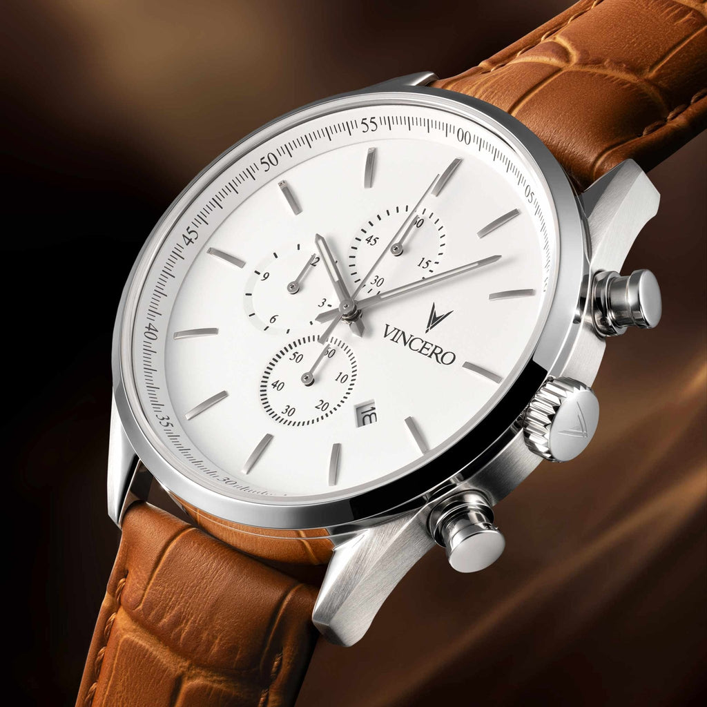 The Chrono S2 40mm - Silver/Tan - Che Cose Belle