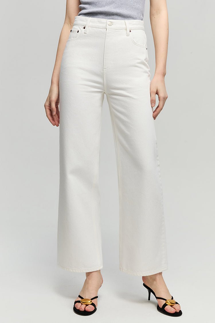 The Cityer Crop Wide Jeans HJ009 - Che Cose Belle