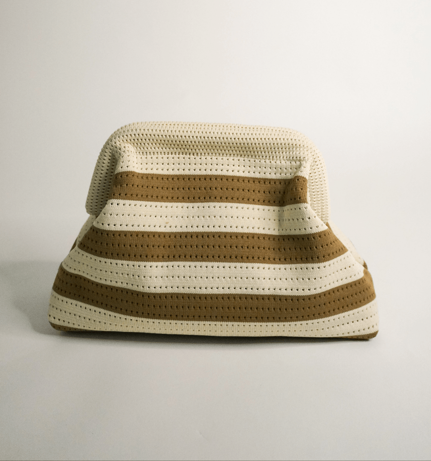 The Cream Everywhere Clutch - Che Cose Belle