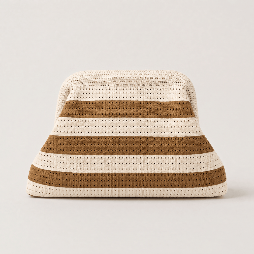 The Cream Everywhere Clutch - Che Cose Belle