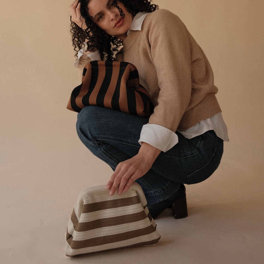 The Cream Everywhere Clutch - Che Cose Belle