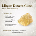 The Destiny Relic – Libyan Desert Glass Pendant - Che Cose Belle