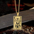 The Devil Major Arcana Tarot Stainless Steel Necklace - Che Cose Belle