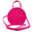 The Dixie| Hand-Tooled Leather Canteen Handbag - Che Cose Belle