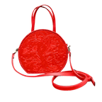 The Dixie| Hand-Tooled Leather Canteen Handbag - Che Cose Belle