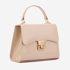The Ege Beige Leather Handbag - Che Cose Belle