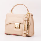 The Ege Beige Leather Handbag - Che Cose Belle