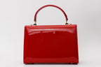 The Ege Red Patent Leather Handbag - Che Cose Belle